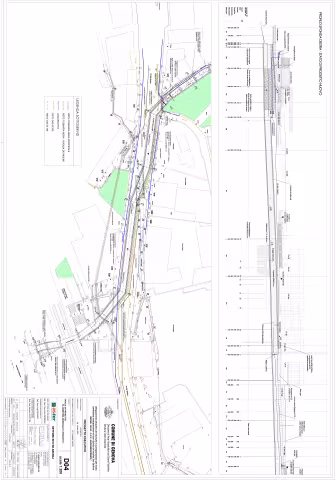 Lavori di adeguamento idraulico del rio Fulle in corrispondenza del tratto tombinato sottopassante via san Quirico: planimetria generale di progetto