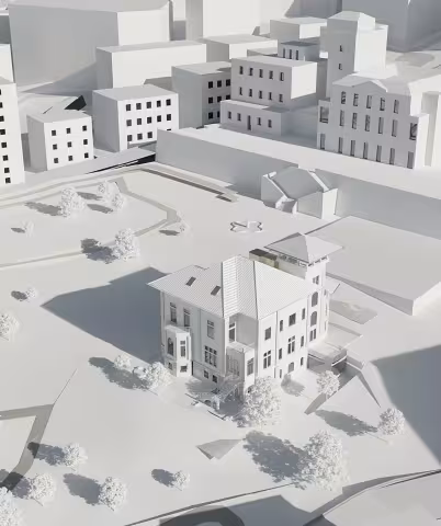 Villa Gruber, Corso Solferino 29: realizzazione nuovo asilo nido in palazzina liberty