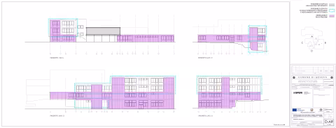 Scuola Materna Comunale Arcobaleno, Via Fratelli di Coronata 11: riqualificazione - Elaborato grafico