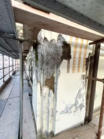 Intervento di manutenzione straordinaria ed efficientamento energetico della scuola primaria e dell'infanzia L. Ariosto in via Ariosto 1A Genova: stato decori