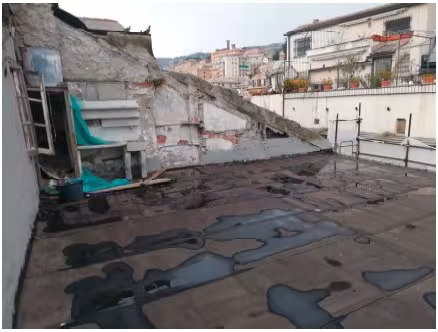 Edifici di via Prè 12 e 14: nuova edilizia residenziale sociale - Vista attuale esterno