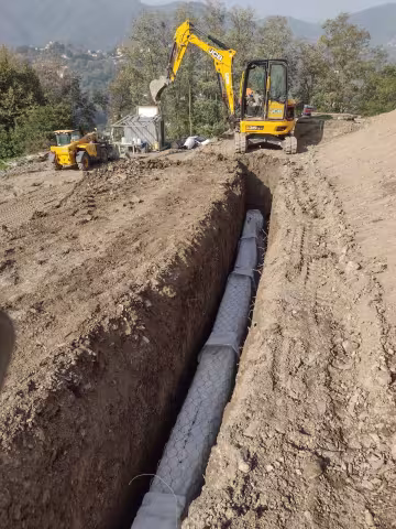 Intervento di stabilizzazione e riqualificazione ambientale dell’area di civica   proprietà sita tra Via Brasile e Via Campodonico a Genova Bolzaneto: captazione acque sottosuperficiali