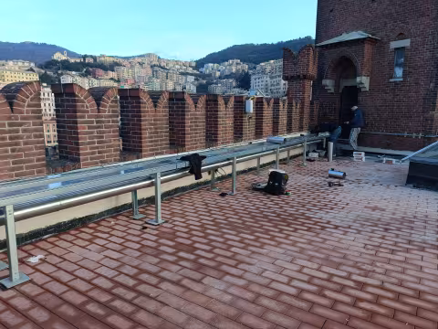 Castello D'Albertis: copertura