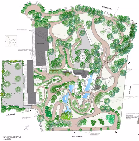 Restauro e valorizzazione del parco della Villetta Di Negro e della "Casa del giardiniere"