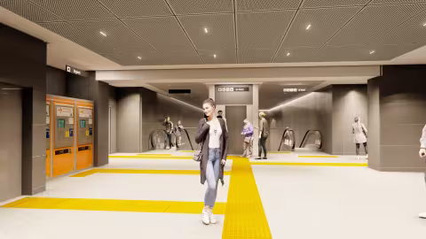 Linea metropolitana - completamento della stazione di Corvetto