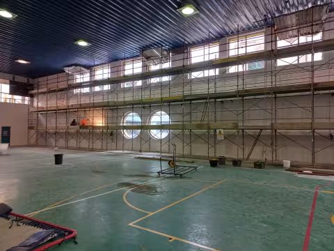 Centro Civico Buranello - Via Buranello 1: rifacimento copertura