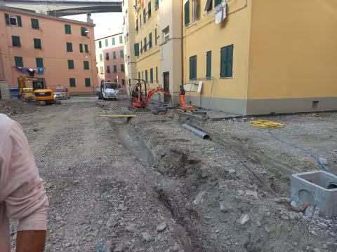 Piazza Adriatico: rifacimento sottoservizi