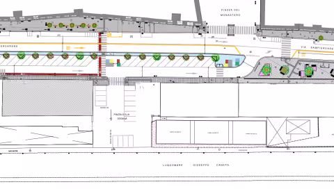Via Sampierdarena: riqualificazione e realizzazione percorso ciclabile