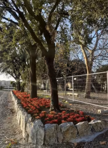 Parco dell'Acquasola, Viale IV Novembre: riqualificazione - Ricostruzione aiuole perimetrali