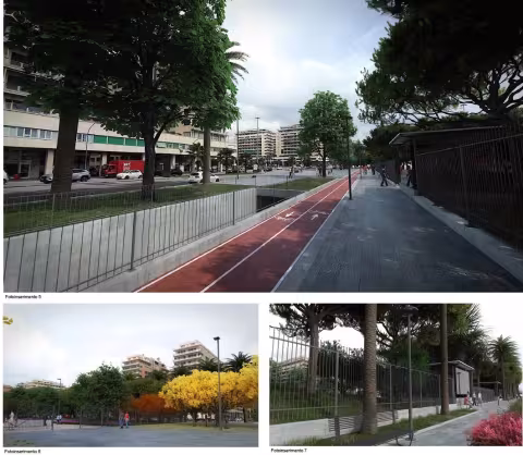 Waterfront di Levante: recupero - Piazzale Kennedy: render