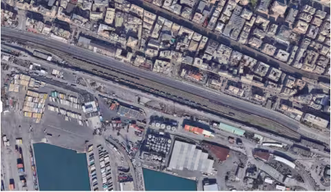 Lungomare Canepa: localizzazione