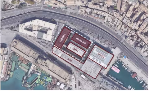 Tabarca e Metelino: localizzazione