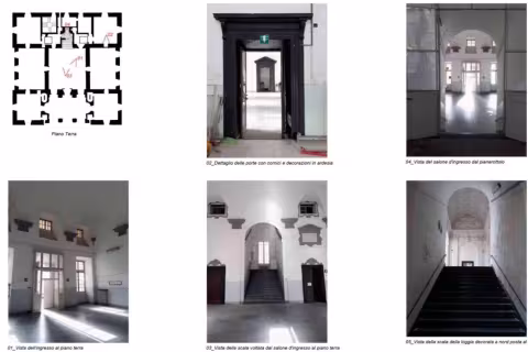 Documentazione fotografica: riqualificazione dell'immobile Palazzo Grimaldi detto La Fortezza - Via Palazzo della Fortezza 14