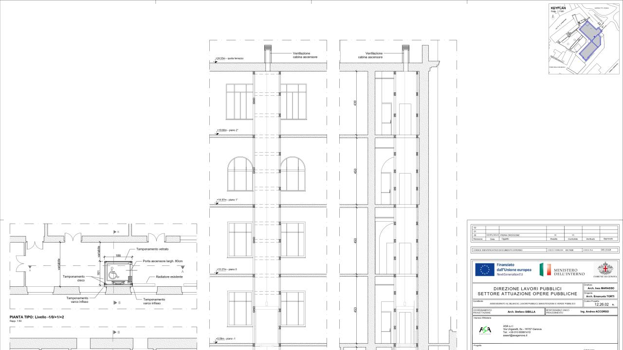 Elaborato grafico: 12.26.02_E_Ar_T33_Prog_Ascensore