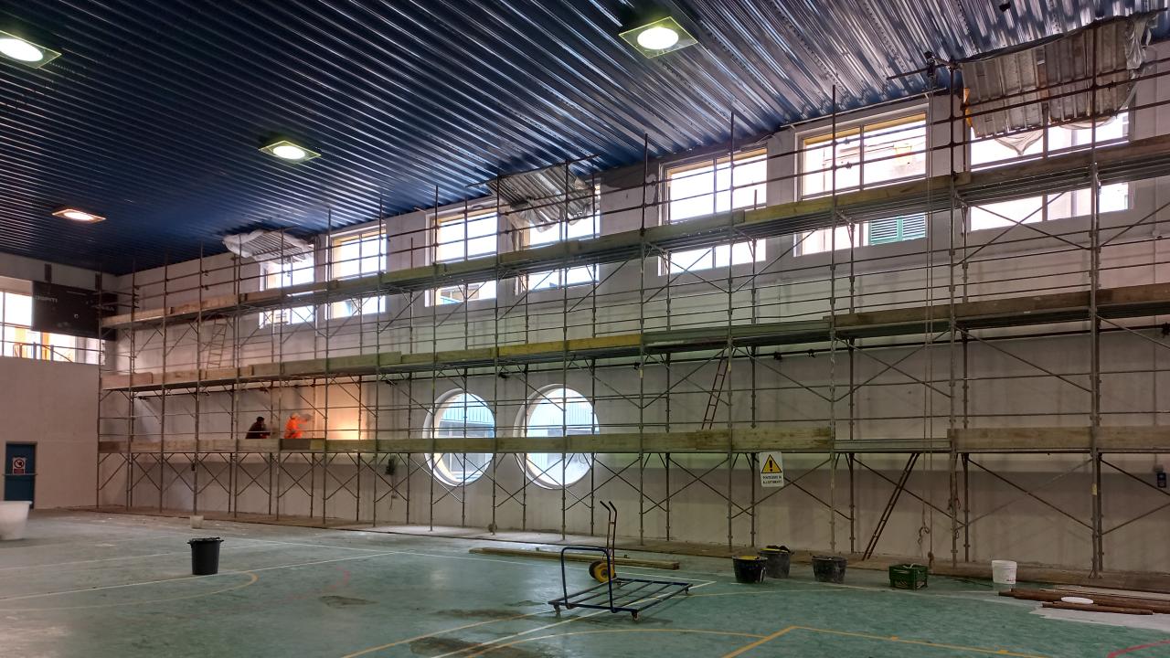 Centro Civico Buranello - Via Buranello 1: rifacimento copertura