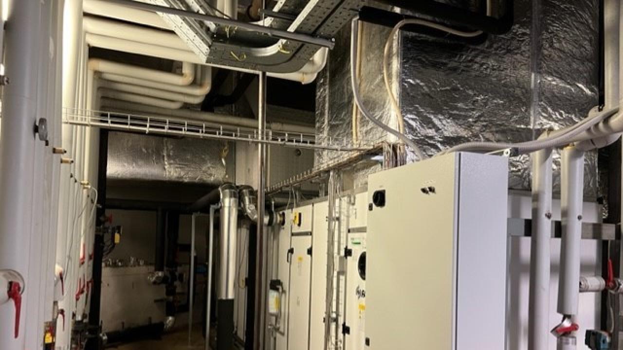 Auditorium E. Montale, passo E. Montale 4: nuova unità di trattamento dell'aria