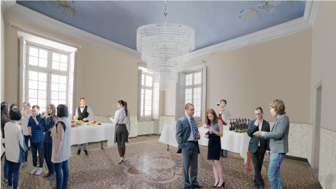 Villa De Mari Piano Nobile: render