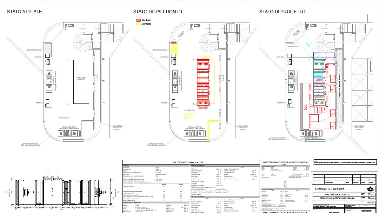 Teatro Nazionale della Corte Ivo Chiesa, Piazza Borgo Pila 42: interventi di efficientamento energetico(Impiantistica)