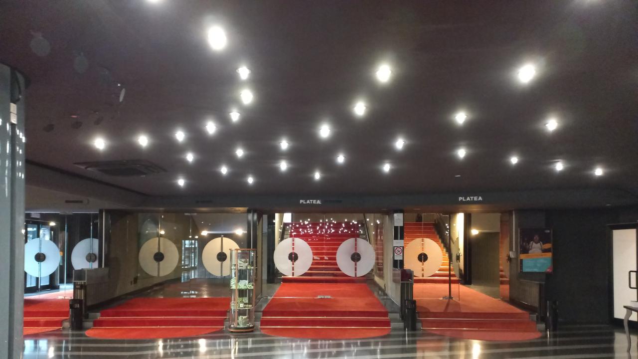 Teatro Nazionale della Corte Ivo Chiesa, Piazza Borgo Pila 42: interventi di efficientamento energetico (Foto foyer)