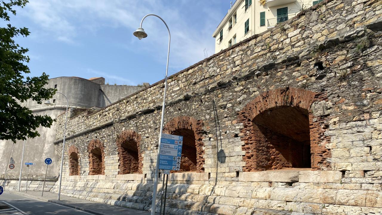 Mura della Malapaga: vista
