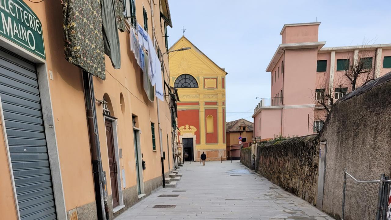 Via N.S. Assunta di Palmaro: pedonalizzazione di un tratto della via - PINQUA Pra'-Int. 2A