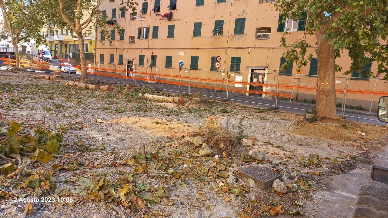 Piazza Adriatico: inizio cantiere