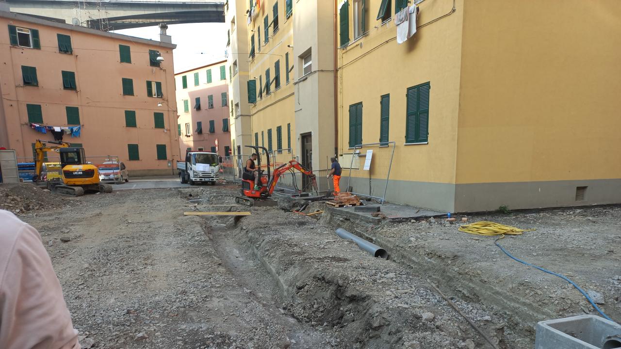 Piazza Adriatico: rifacimento sottoservizi