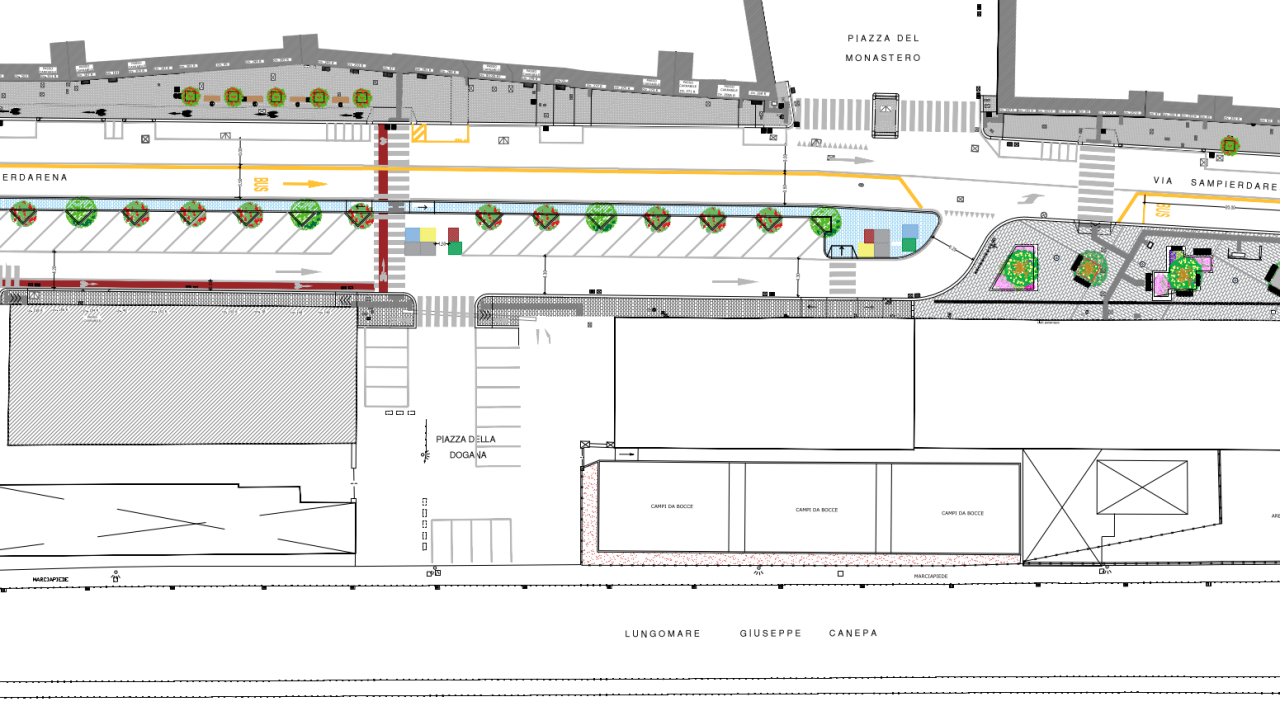 Via Sampierdarena: riqualificazione e realizzazione percorso ciclabile