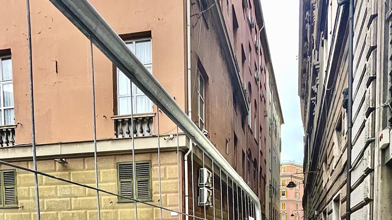 Lavori in corso via Vallechiara
