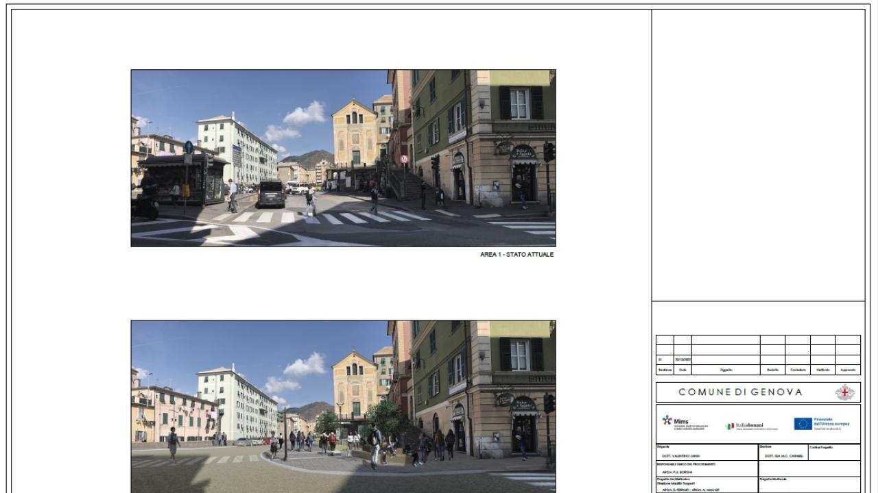 Via Giotto: riqualificazione spazi urbani e percorsi