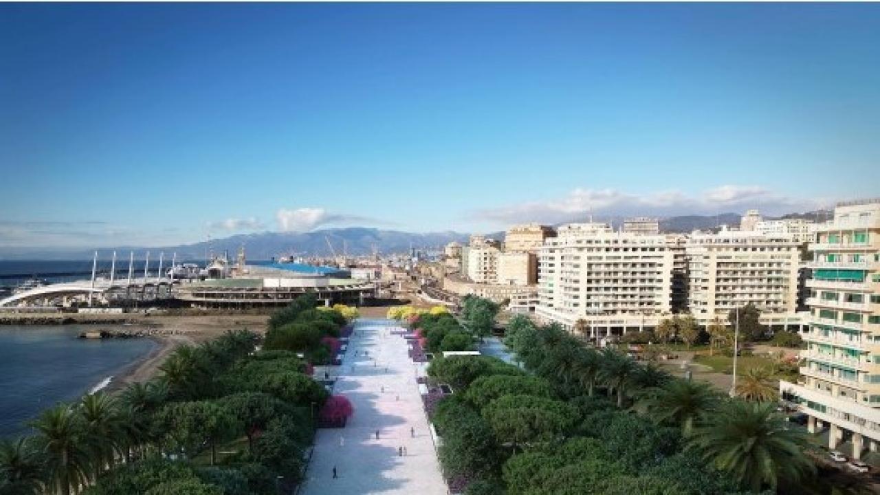 Waterfront di Levante: recupero - Piazzale Kennedy: render