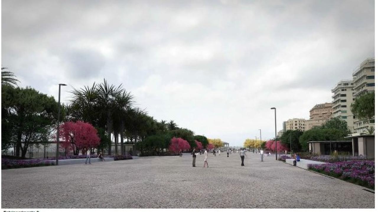 Waterfront di Levante: recupero - Piazzale Kennedy: render