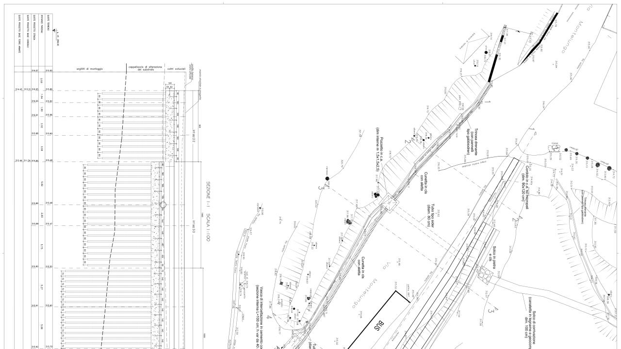 Riassetto idrogeologico e consolidamento della strada tra S. Eusebio e Bavari, Via Montelungo-Via Serino, nel bacino del Torrente Bisagno