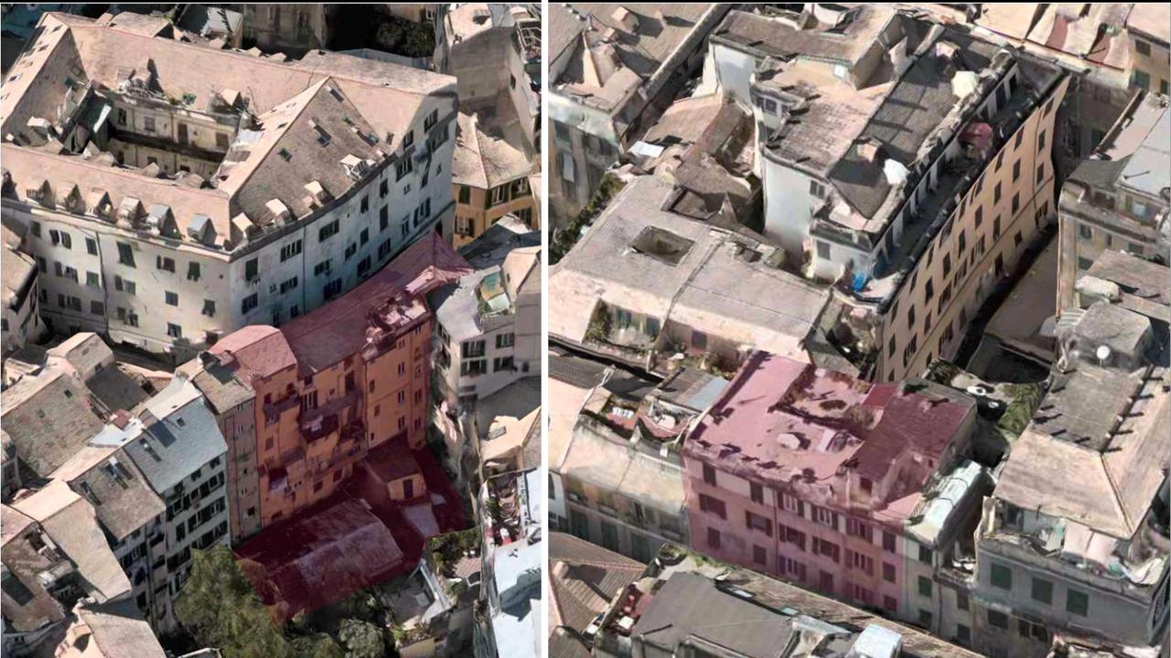 Vico Vegetti 8/1a, Via di San Bernardo 22R: individuazione edifici