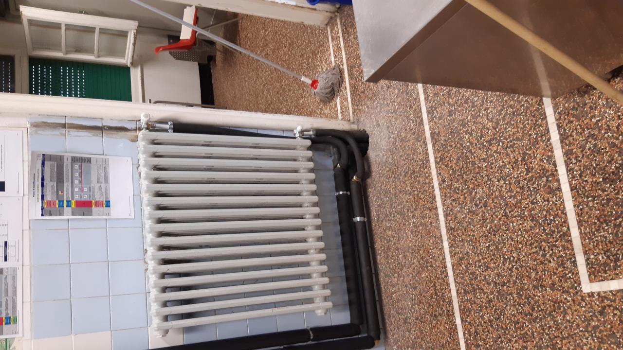 Lavori di rifacimento delle linee di distribuzione impianto riscaldamento a servizio   della scuola materna Garbarino - Via Asilo Garbarino 17