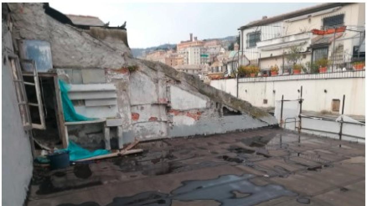 Edifici di via Prè 12 e 14: nuova edilizia residenziale sociale - Vista attuale esterno