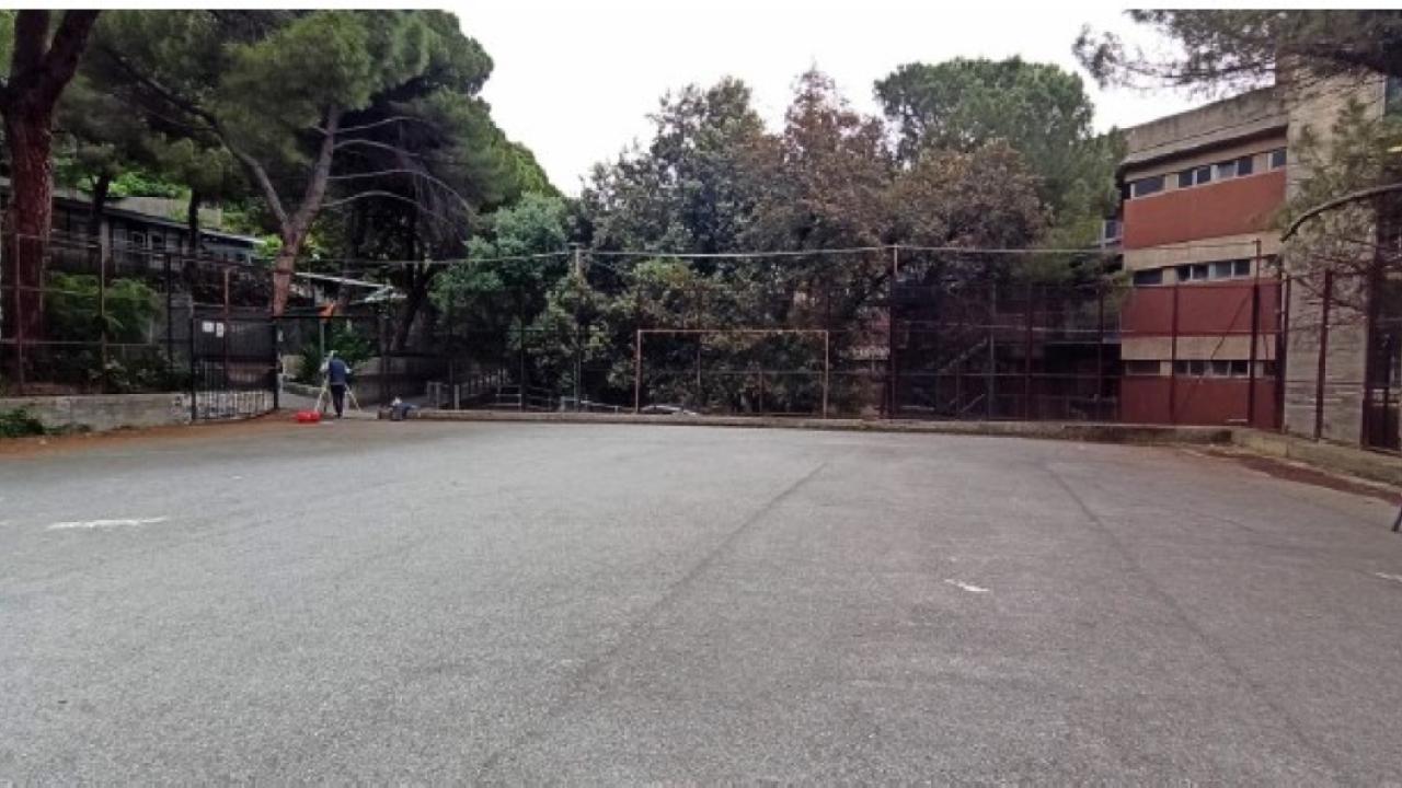 Nuovo polo per l’infanzia in Viale C.Bracelli: vista campo
