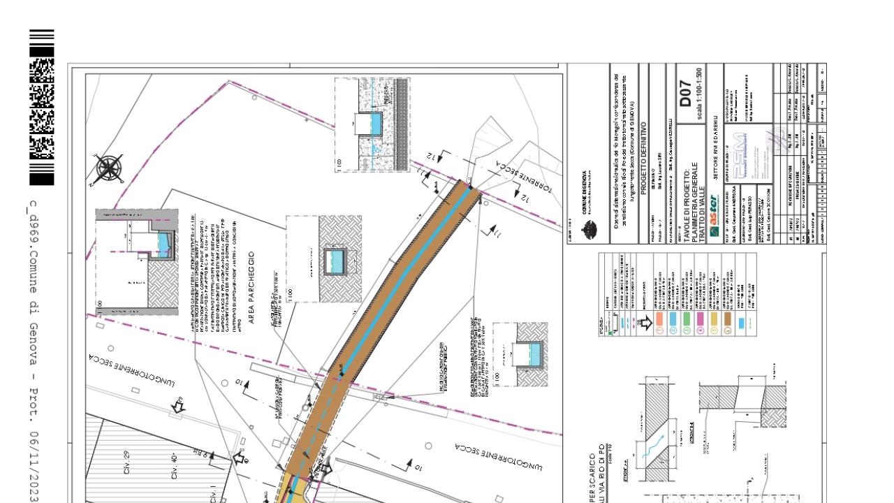  Rio di Po a Morego: adeguamento idraulico - Planimetria generale_stato di progetto
