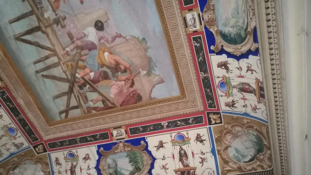 Recupero di Palazzo Carpaneto: volte affrescate piano nobile