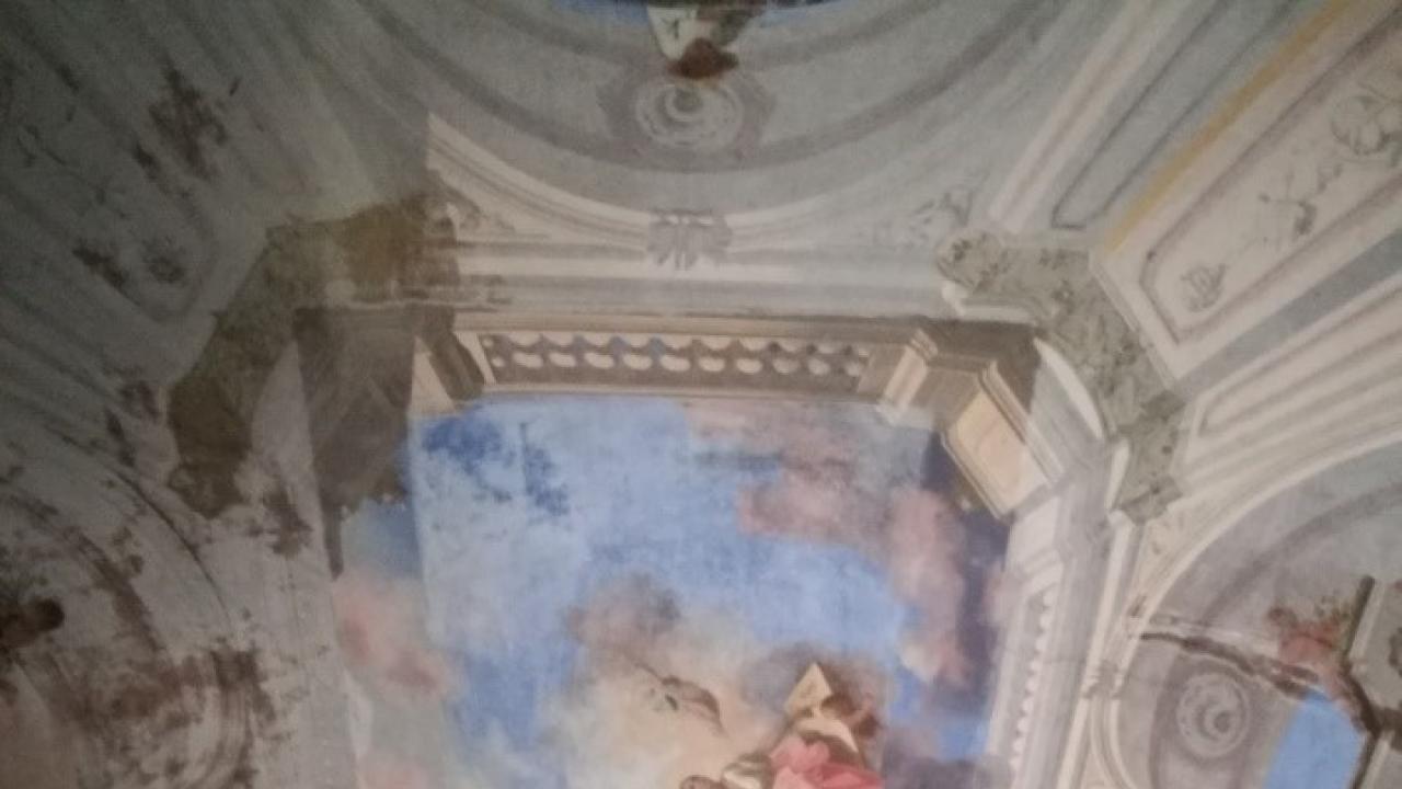 Recupero di Palazzo Carpaneto: volte dipinte