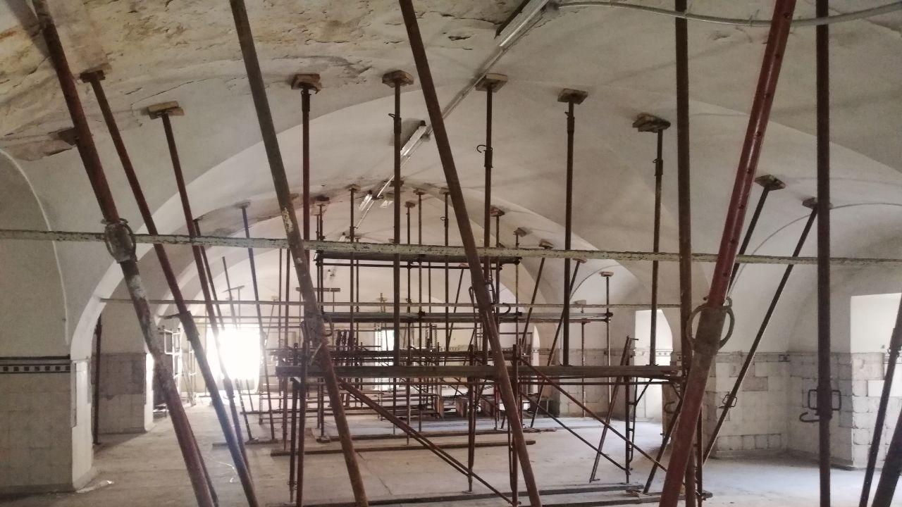 Casa della solidarietà (Massoero), Via del Molo 13: completamento asilo notturno, spazi co-working, residenze sociali, spazi comuni, locali deposito; rifacimento copertura e restauro facciate Corpo B - Puntellamento delle volte